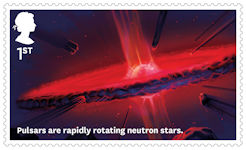 Visions of the Universe 1st Stamp (2020) Pulsars