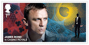 James Bond 1st Stamp (2020) Casino Royale (2006)