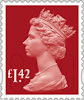 Machin Definitive 2020 £1.42 Stamp (2020) Garnet Red