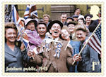 End of the Second World War 1st Stamp (2020) Jubilant public, 1945