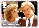 Coronation Street 1st Stamp (2020) Deirdre and Ken Barlow