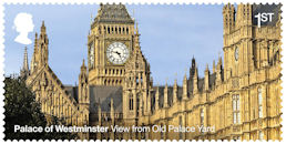 The Palace of Westminster 1st Stamp (2020) View from Old Palace Yard