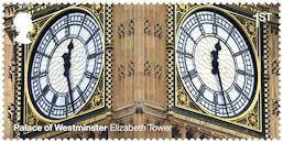 The Palace of Westminster 1st Stamp (2020) Elizabeth Tower
