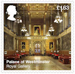 The Palace of Westminster £1.63 Stamp (2020) Royal Gallery