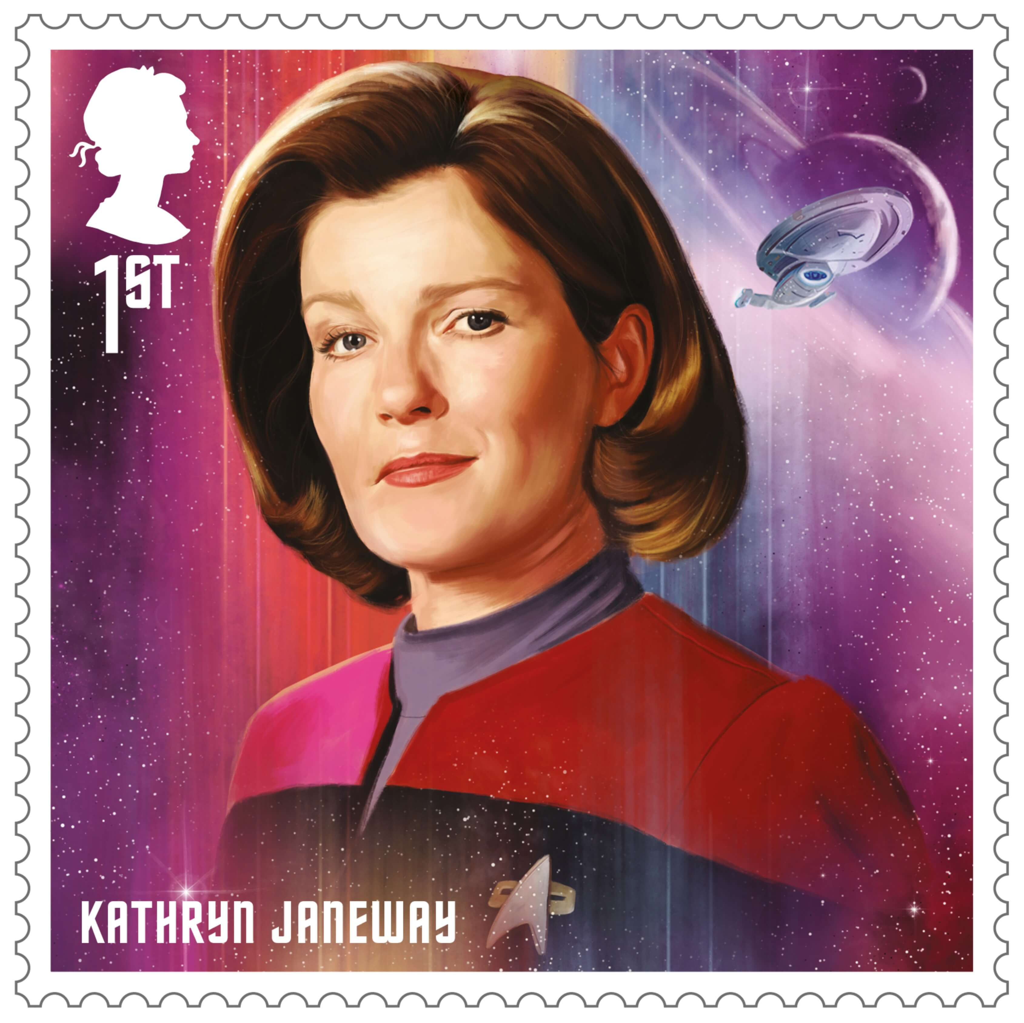 Madagascar Star Trek Stamps 2020 MNH Voyager Kathryn Janeway Tuvok 4v M/S 