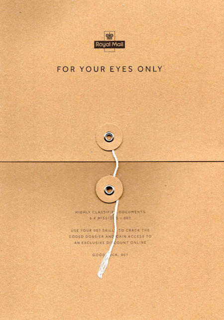 Reverse for For Your Eyes Only Dossier
