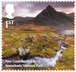 National Parks 1st Stamp (2021) Snowdonia (1951)