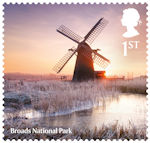 National Parks 1st Stamp (2021) The Broads (1989)