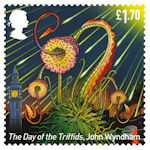 Classic Science Fiction £1.70 Stamp (2021) The Day of the Triffids by John Wyndham