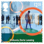 Classic Science Fiction £2.55 Stamp (2021) Shikasta by Doris Lessing