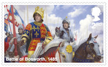 The Wars of the Roses 2nd Stamp (2021) Battle of Bosworth, 1485