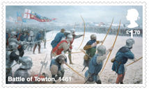 The Wars of the Roses £1.70 Stamp (2021) Battle of Towton, 1461