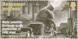 Industrial Revolutions 2nd Stamp (2021) Bessemer Process, 1856