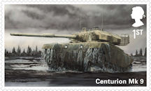 British Army Vehicles 1st Stamp (2021) Centurian Mk 9