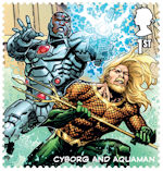 DC Collection 1st Stamp (2021) Cyborg and Aquaman