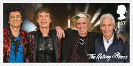 Music Giants VI - The Rolling Stones 1st Stamp (2022) The Rolling Stones