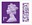 1st, First Class - Plum Purple from Barcoded NVI Definitives (2022)