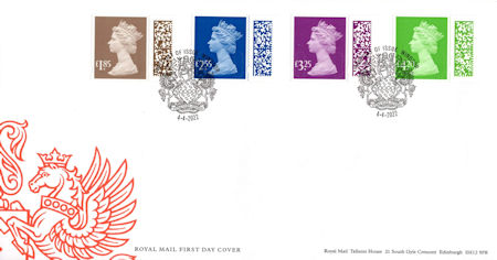 2022 Definitive First Day Cover from Collect GB Stamps