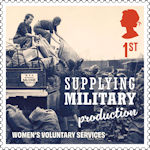 Unsung Heroes: Women of World War II 1st Stamp (2022) Supplying Military Production