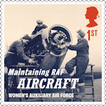 Unsung Heroes: Women of World War II 1st Stamp (2022) Maintaining RAF Aircraft