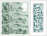 2nd, England Three Lions from Barcoded Country Definitives (2022)