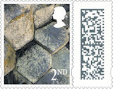 2nd, Northen Ireland Giants Causeway from Barcoded Country Definitives (2022)