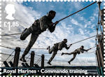 Royal Marines £1.85 Stamp (2022) Commando training