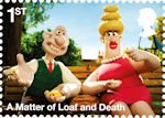 Aardman Classics 1st Stamp (2022) A Matter of Loaf and Death