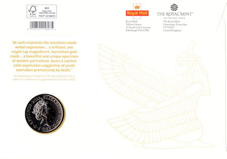 Reverse for The Burial of a King - Tutankhamun