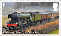 The Flying Scotsman 1st Stamp (2023) In the Yorkshire Dales National Park