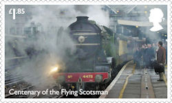 The Flying Scotsman £1.85 Stamp (2023) At London’s Victoria Station