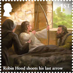 The Legend of Robin Hood 1st Stamp (2023) Robin Hood shoots his last arrow