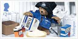 Paddington £2.00 Stamp (2023) Paddington baking