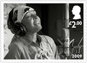 Dame Shirley Bassey £2.00 Stamp (2023) At Grouse Lodge Studios, Ireland, 2009