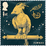 Harry Potter 1st Stamp (2023) Fawkes