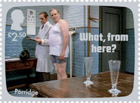Porridge £2.50 Stamp (2024) ‘What, from here?’