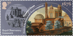 Royal Observatory Greenwich 1st Stamp (2025) Flamstead House, 1676