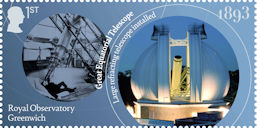 Royal Observatory Greenwich 1st Stamp (2025) Great Equatorial Telescope, 1893