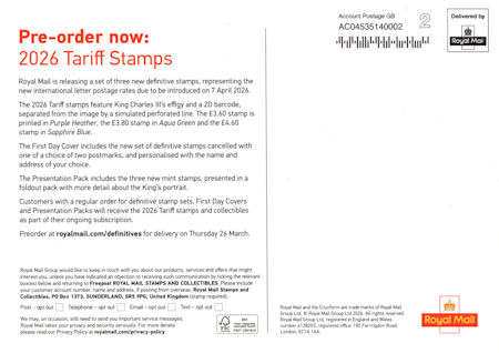 Reverse for Definitive Tariff 2026