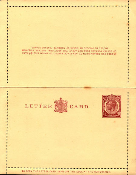 GB Postal Stationery from Collect GB Stamps