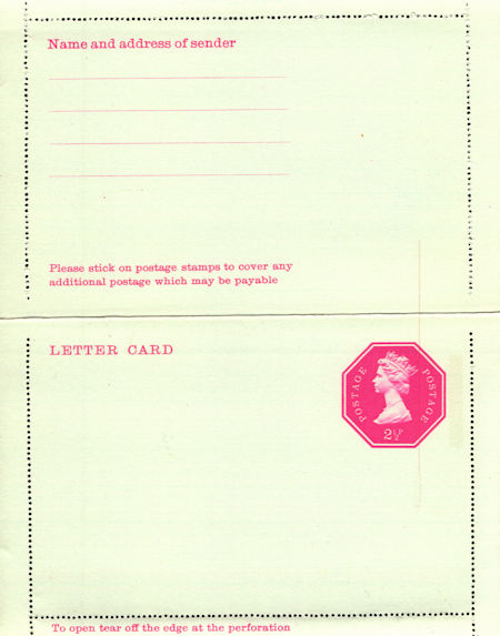 GB Postal Stationery from Collect GB Stamps