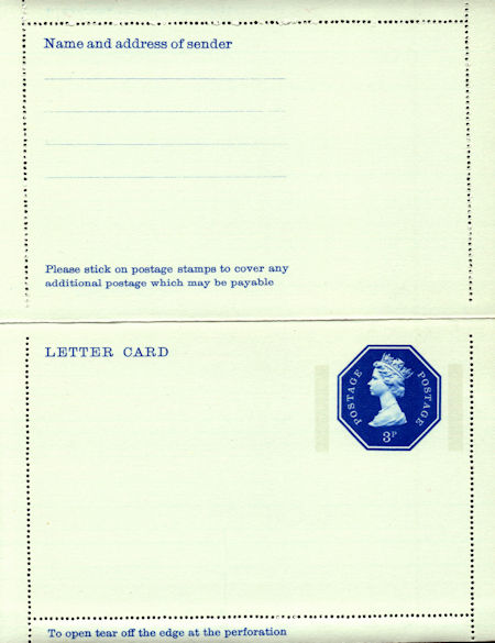 GB Postal Stationery from Collect GB Stamps