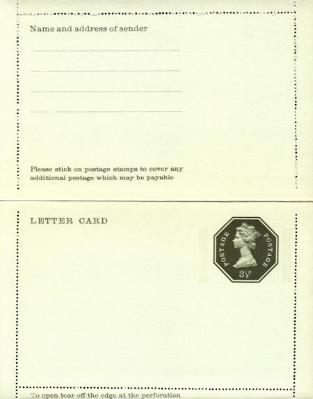 GB Postal Stationery from Collect GB Stamps