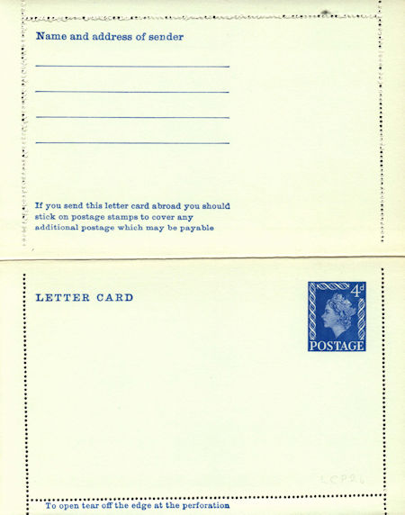 GB Postal Stationery from Collect GB Stamps