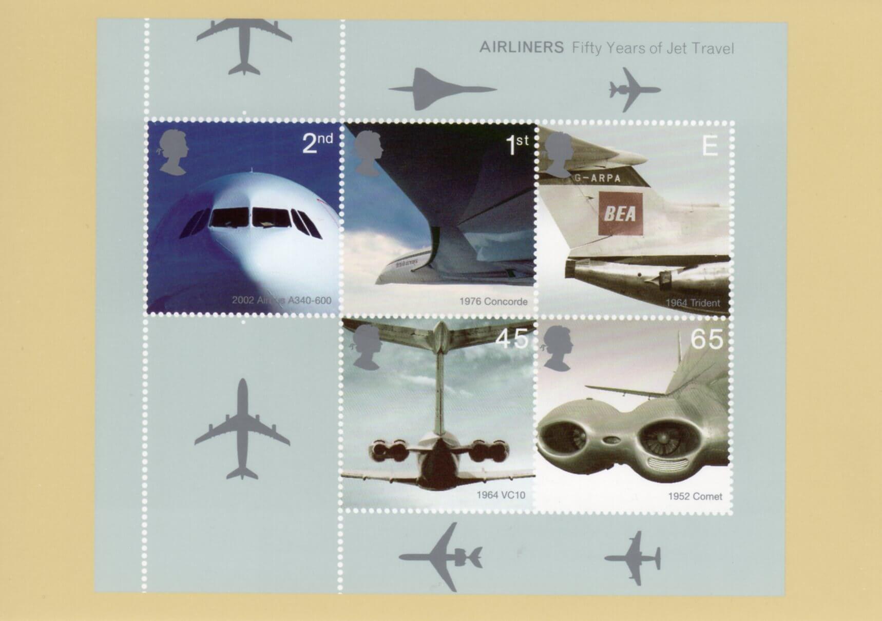 Airliners (2002) : Collect GB Stamps