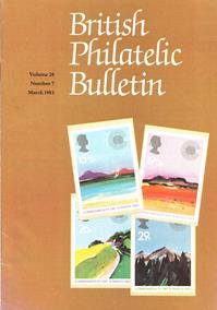 British Philatelic Bulletin Volume 20 Issue 7