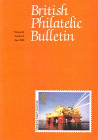 British Philatelic Bulletin Volume 20 Issue 8