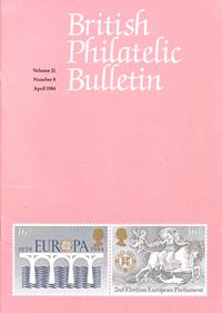 British Philatelic Bulletin Volume 21 Issue 8