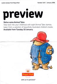 Royal Mail Preview 140 - Relive some Animal Tales