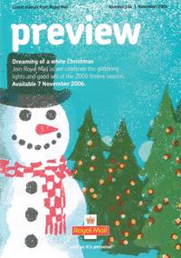 Royal Mail Preview 154 - Dreaming of a white Christmas - November 2006